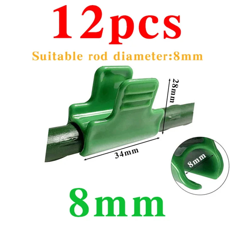 Carvallo GripPlanta | 12-pack plastklämmor | Rutschfest & väderbeständig