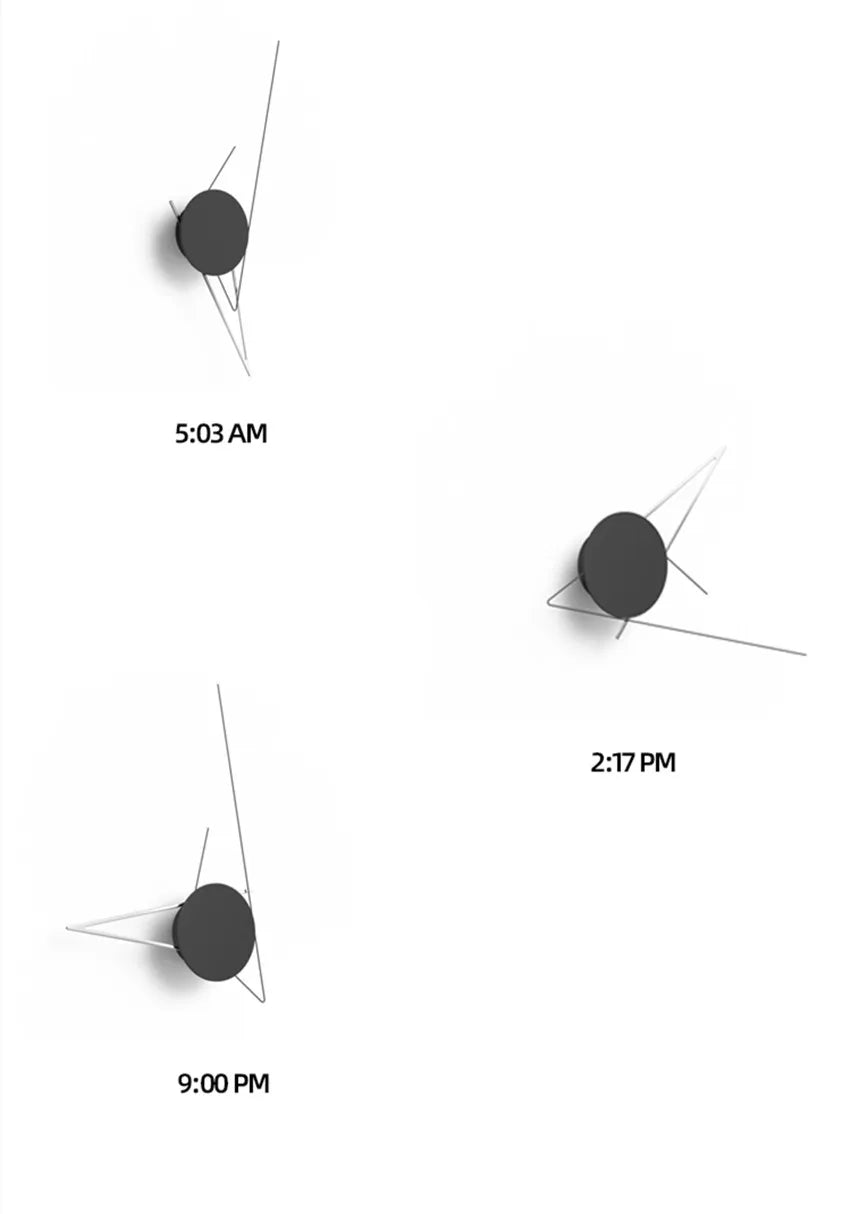 ModernArt - DIY Tyst Väggklocka för Minimalistisk Design
