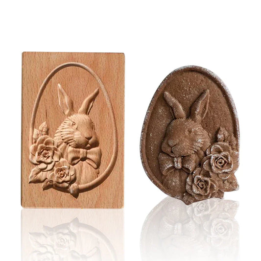 Carvallo – Hantverksträ Speculaas & Pepparkaksform för Eleganta Skapelser