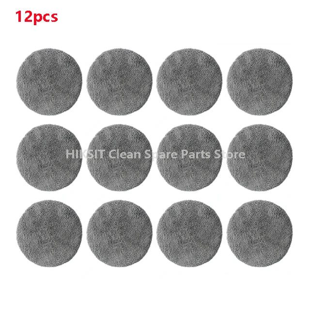 Carvallo-Mop-Pads GlassPurex | Tvättbar & Återanvändbar | Kompatibel med HUTT DDC5/DDC55 Fönsterputsare | Mikrofiber-Rengöringsdukar