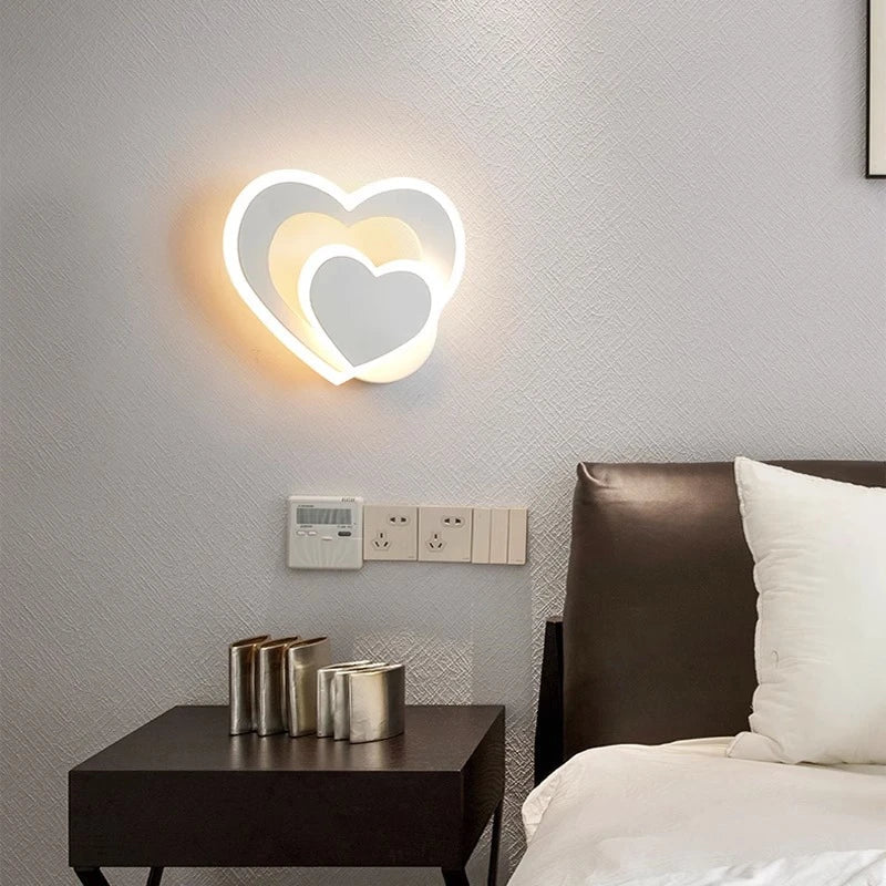 HeartWall Vägglampa - Kreativ LED Stämningsbelysning