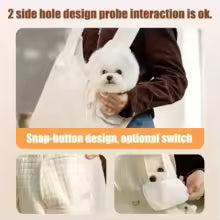 Carvallo ComfortBag Bärväska för husdjur | Mjuk & Säker | Stor kapacitet & Bärbar