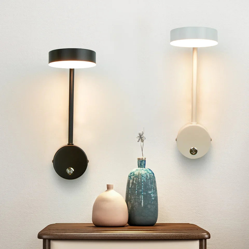 NordicGlow - Rotterbar LED Vägglampa för Vardagsrum och Sovrum