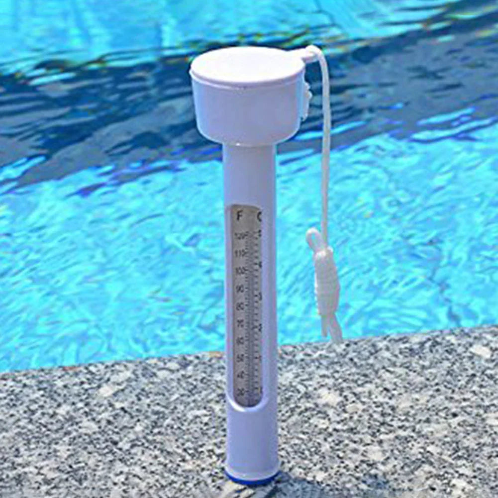 Carvallo Poolthermometer | Flytande vattentermometer 0–50 °C | För pool, bubbelpool, spa & badhus | Vattentålig & lättläst