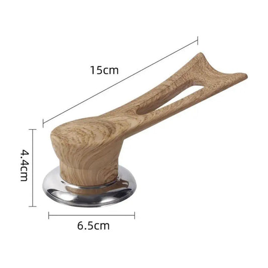 Ersatzgrepp För Kokkärlslock – Trädesign Med Rostfri Stålsbas