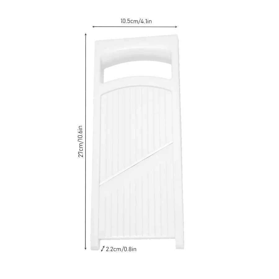 Carvallo Potatis- och Grönsakskärare | Praktisk Multiskärare | Rostfri kniv & Upphängningskrok | För Frukt & Grönsaker