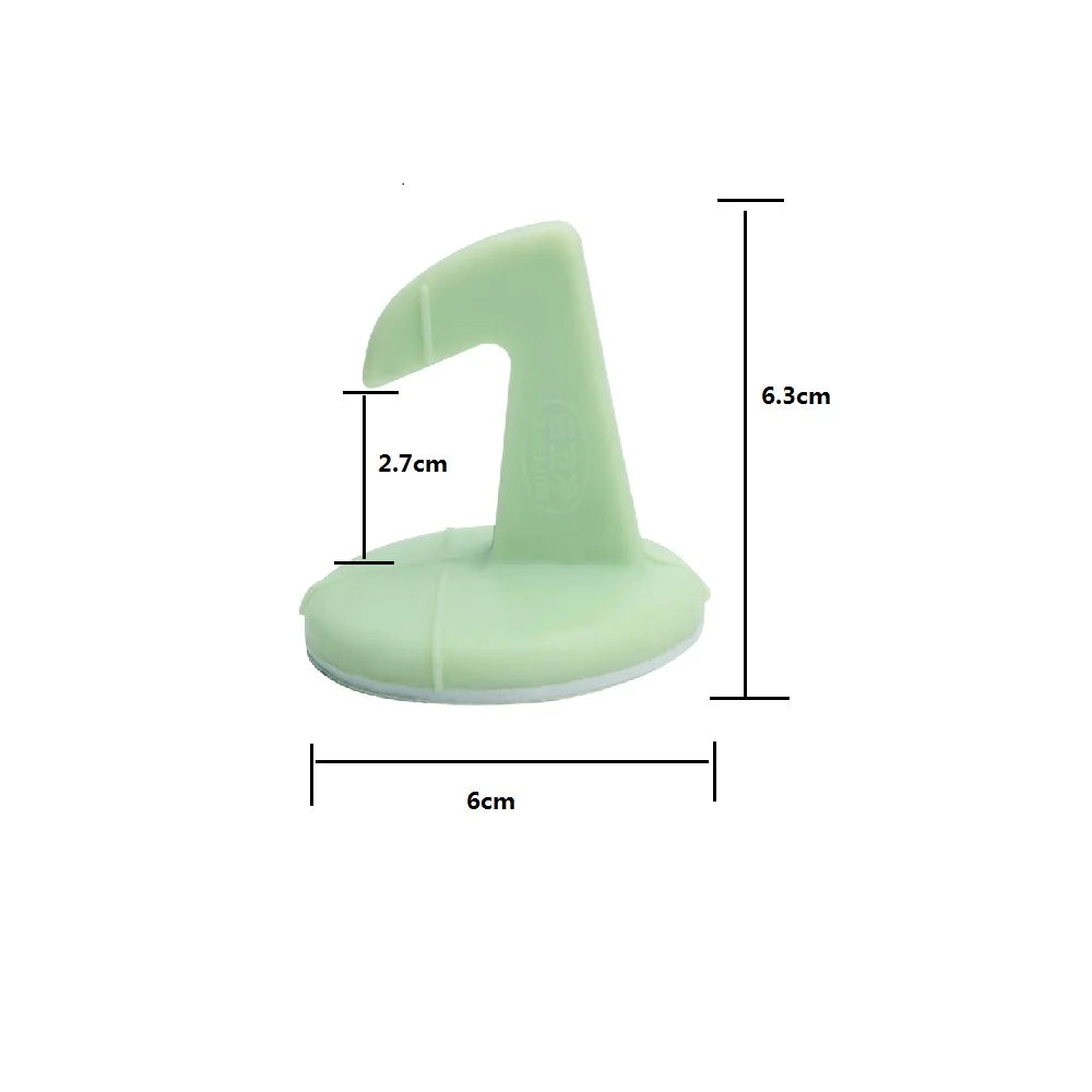 Carvallo Självhäftande dörrstoppare med krok | Ljuddämpande anti-kollisionspad | Vägg- & dörrskydd, stötsäker & vibrationsminskande