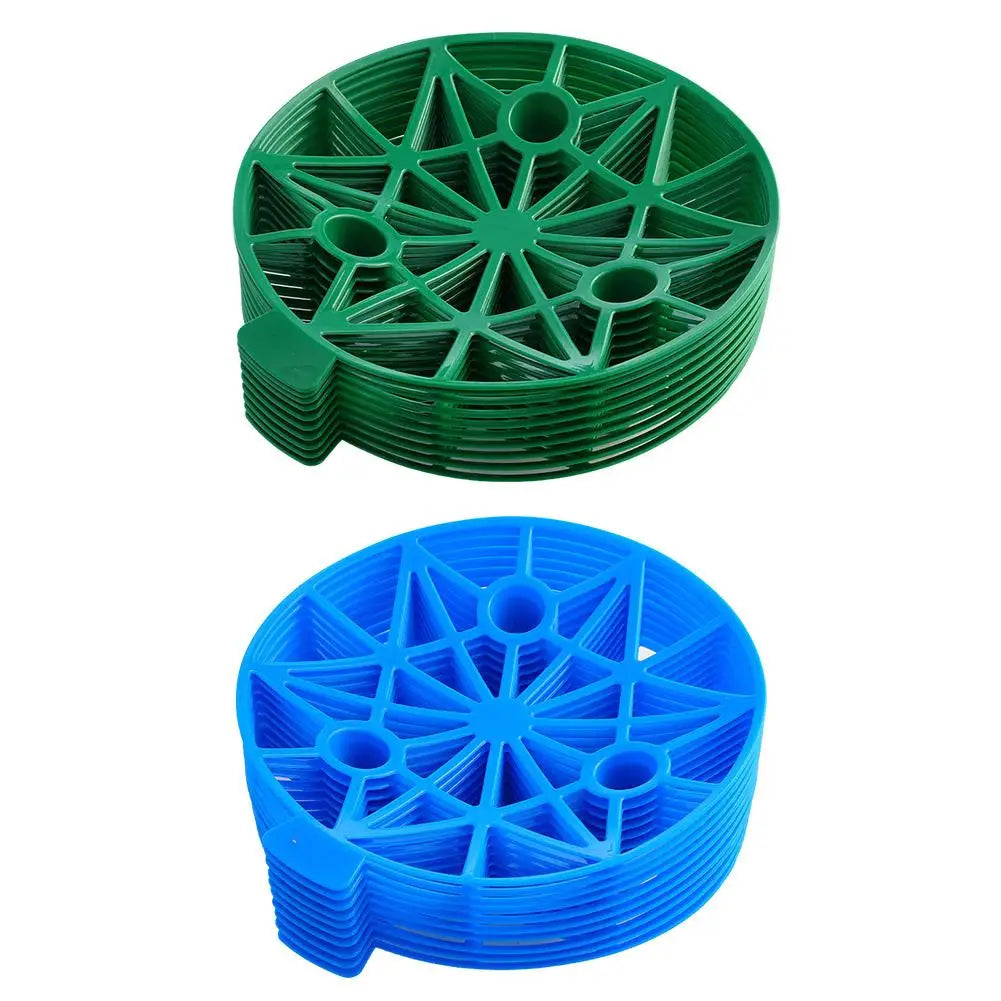 Carvallo | 10-pack vattenmelonhållare för trädgården | 19,5 × 3,5 × 2 cm | Robust PP-brickor mot markkontakt & förruttnelse