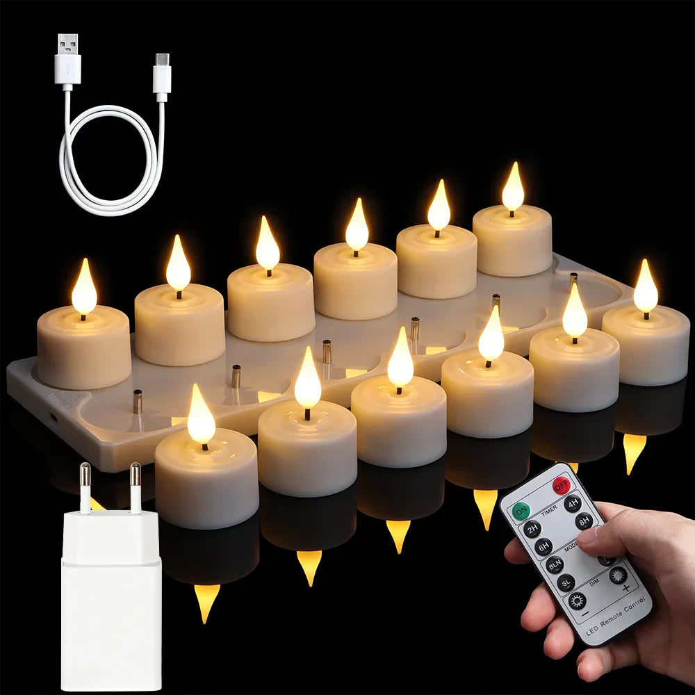 Flickerflex - Flamsfria Flimrande Ljus för Dekoration