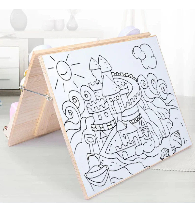 Handgjord Montessori Trä Aktivitetsbräda