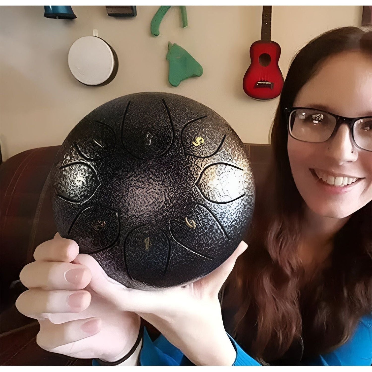 SerenityTone Trumma - Stålmun Water Utomhus Regn Trumma med Väska