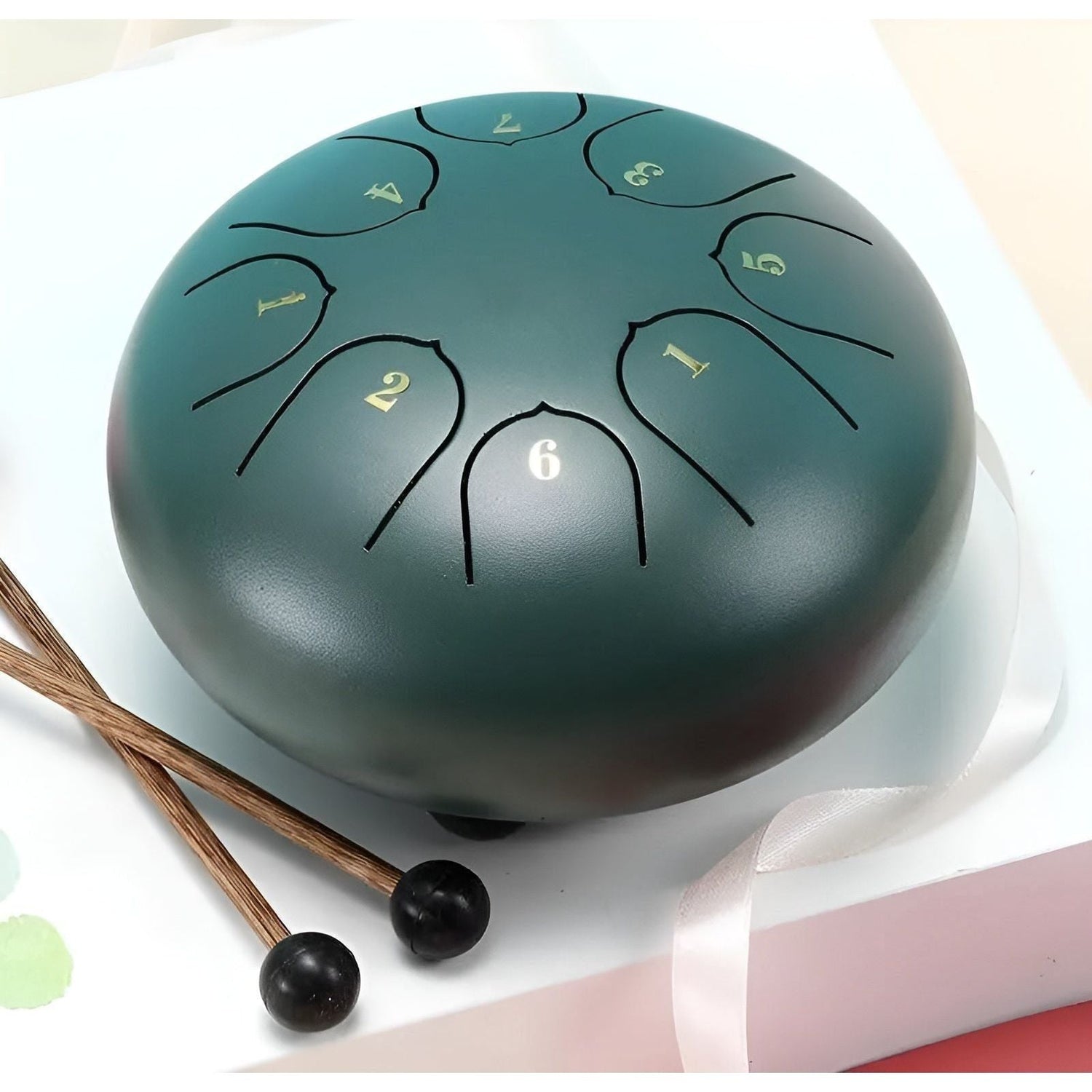 SerenityTone Trumma - Stålmun Water Utomhus Regn Trumma med Väska