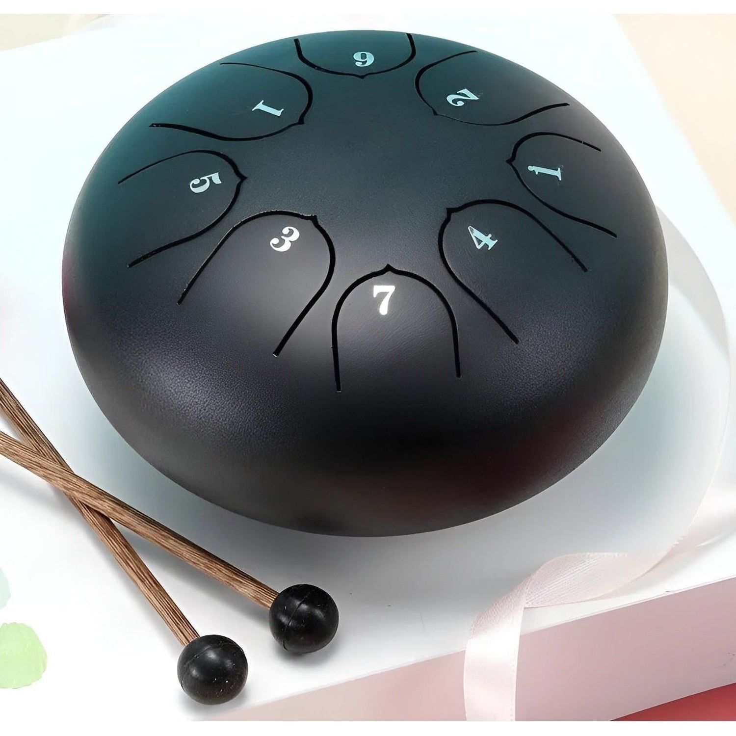 SerenityTone Trumma - Stålmun Water Utomhus Regn Trumma med Väska