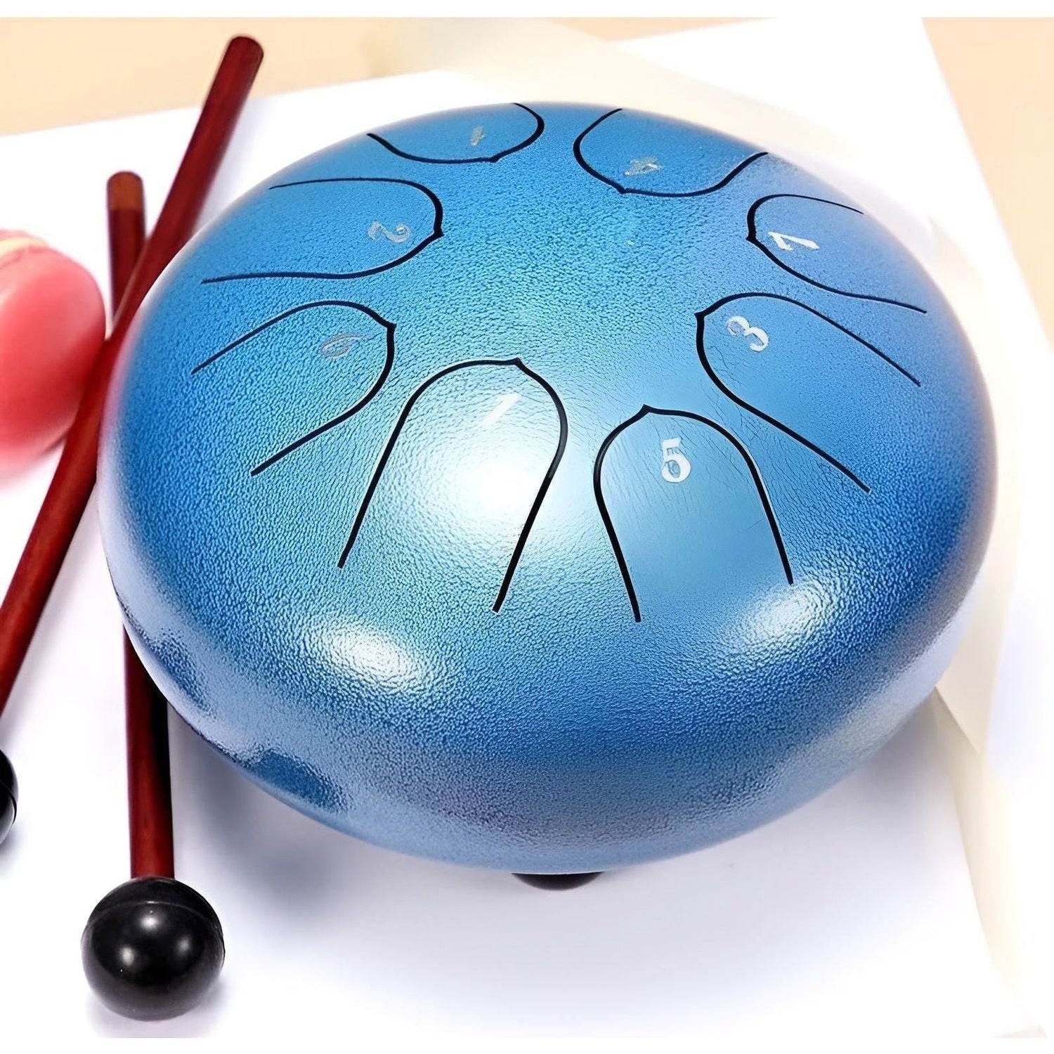 SerenityTone Trumma - Stålmun Water Utomhus Regn Trumma med Väska