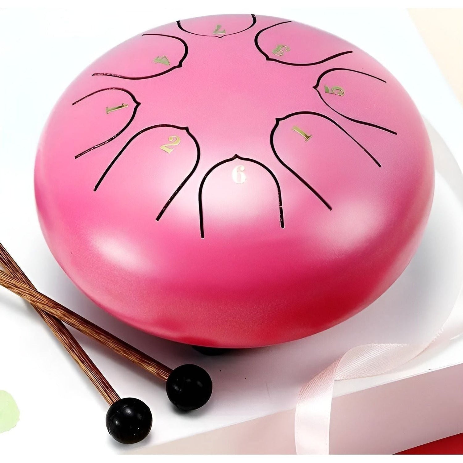 SerenityTone Trumma - Stålmun Water Utomhus Regn Trumma med Väska