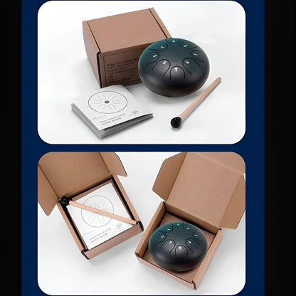 SerenityTone Trumma - Stålmun Water Utomhus Regn Trumma med Väska