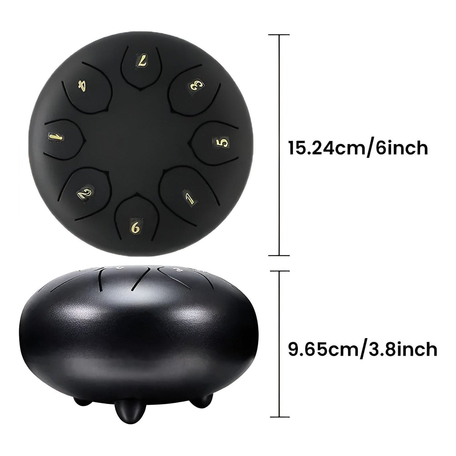 SerenityTone Trumma - Stålmun Water Utomhus Regn Trumma med Väska