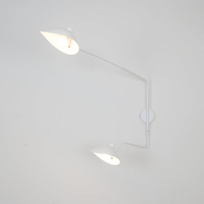 Äkta Serge Mouille Vägglampa – Designer Minimalistisk Sconce
