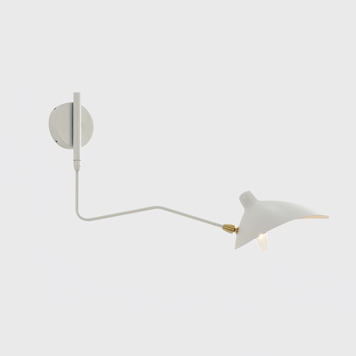 Äkta Serge Mouille Vägglampa – Designer Minimalistisk Sconce