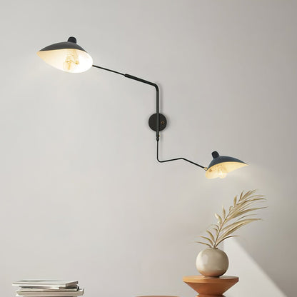 Äkta Serge Mouille Vägglampa – Designer Minimalistisk Sconce