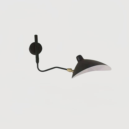 Äkta Serge Mouille Vägglampa – Designer Minimalistisk Sconce