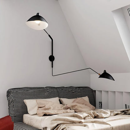 Äkta Serge Mouille Vägglampa – Designer Minimalistisk Sconce