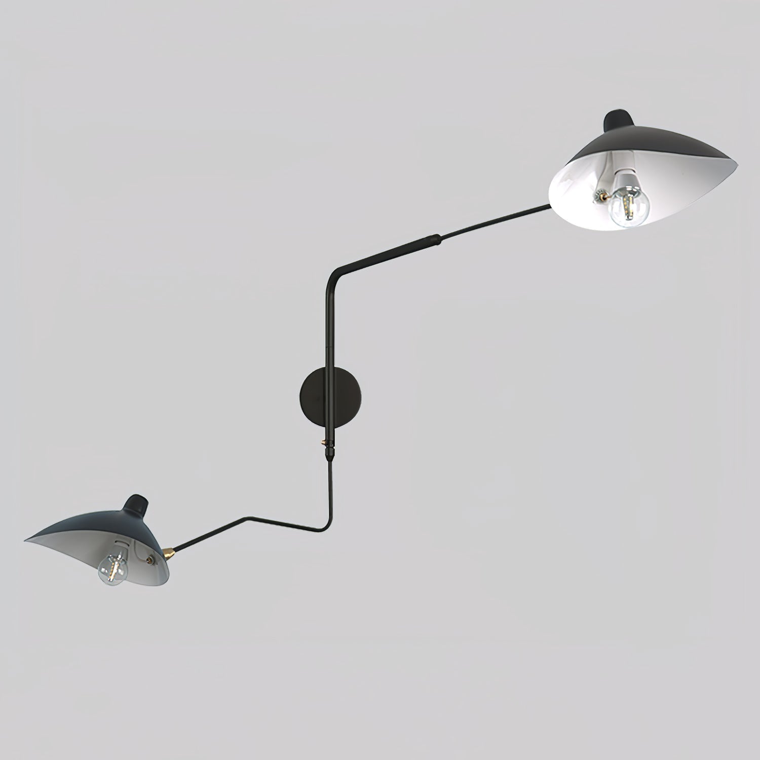 Äkta Serge Mouille Vägglampa – Designer Minimalistisk Sconce