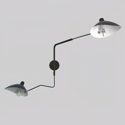 Äkta Serge Mouille Vägglampa – Designer Minimalistisk Sconce