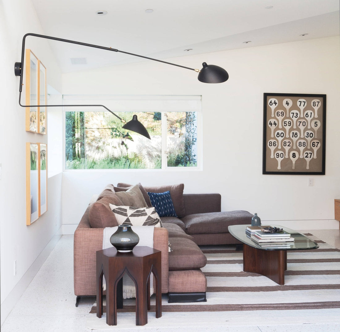 Äkta Serge Mouille Vägglampa – Designer Minimalistisk Sconce