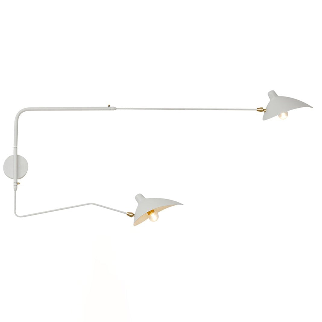 Äkta Serge Mouille Vägglampa – Designer Minimalistisk Sconce