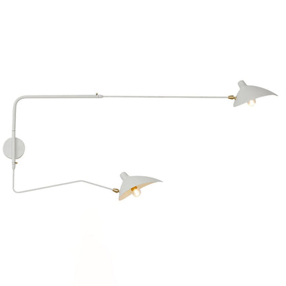 Äkta Serge Mouille Vägglampa – Designer Minimalistisk Sconce