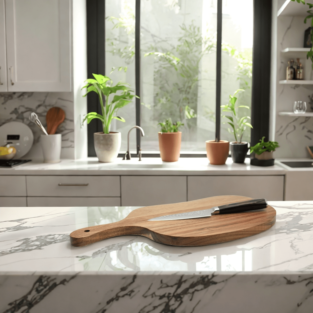 Serveringsbräda i akacia – Premiumkvalitet med handtag