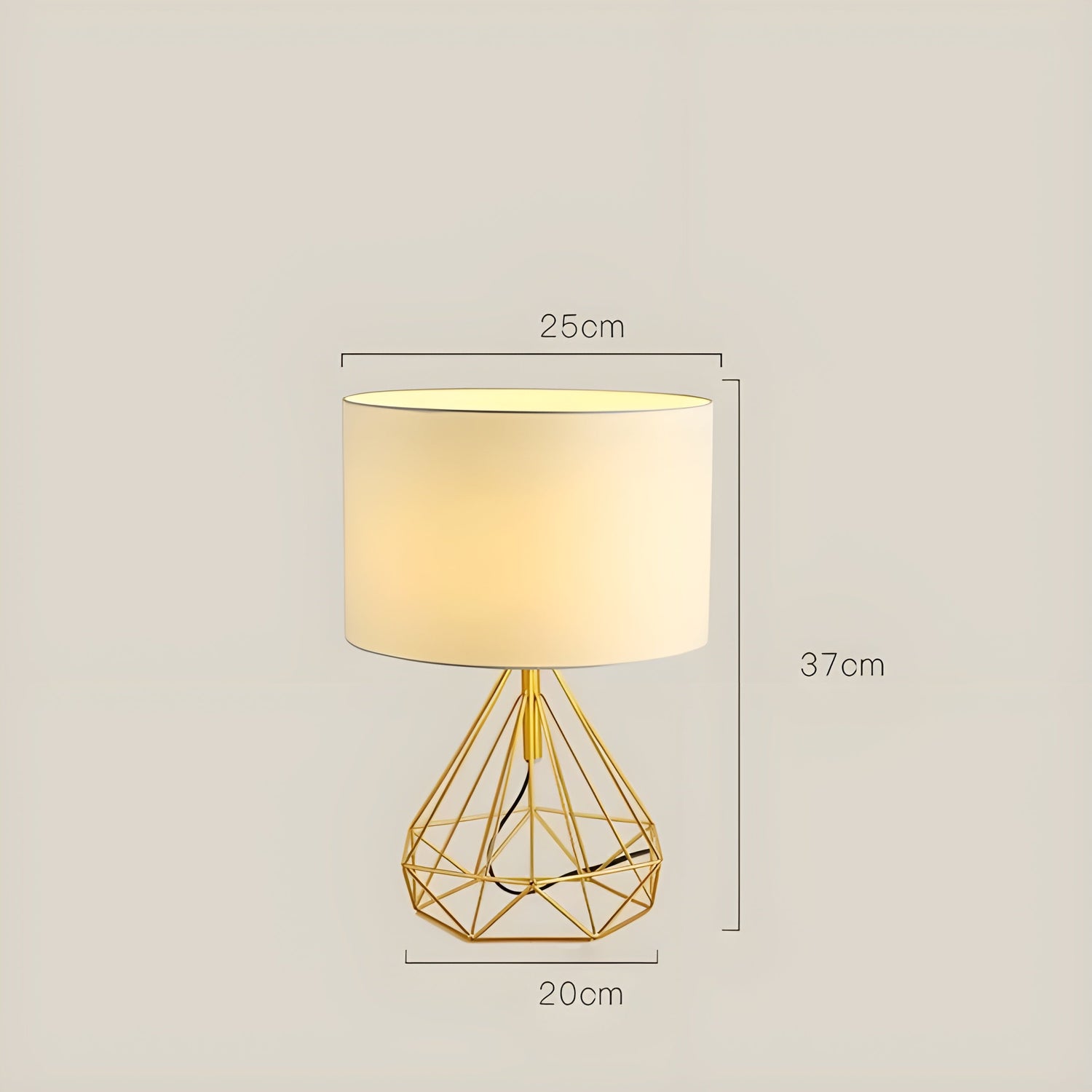 SkandiShade Lampa - Dekorativ BordsLampa i Skandinavisk Design