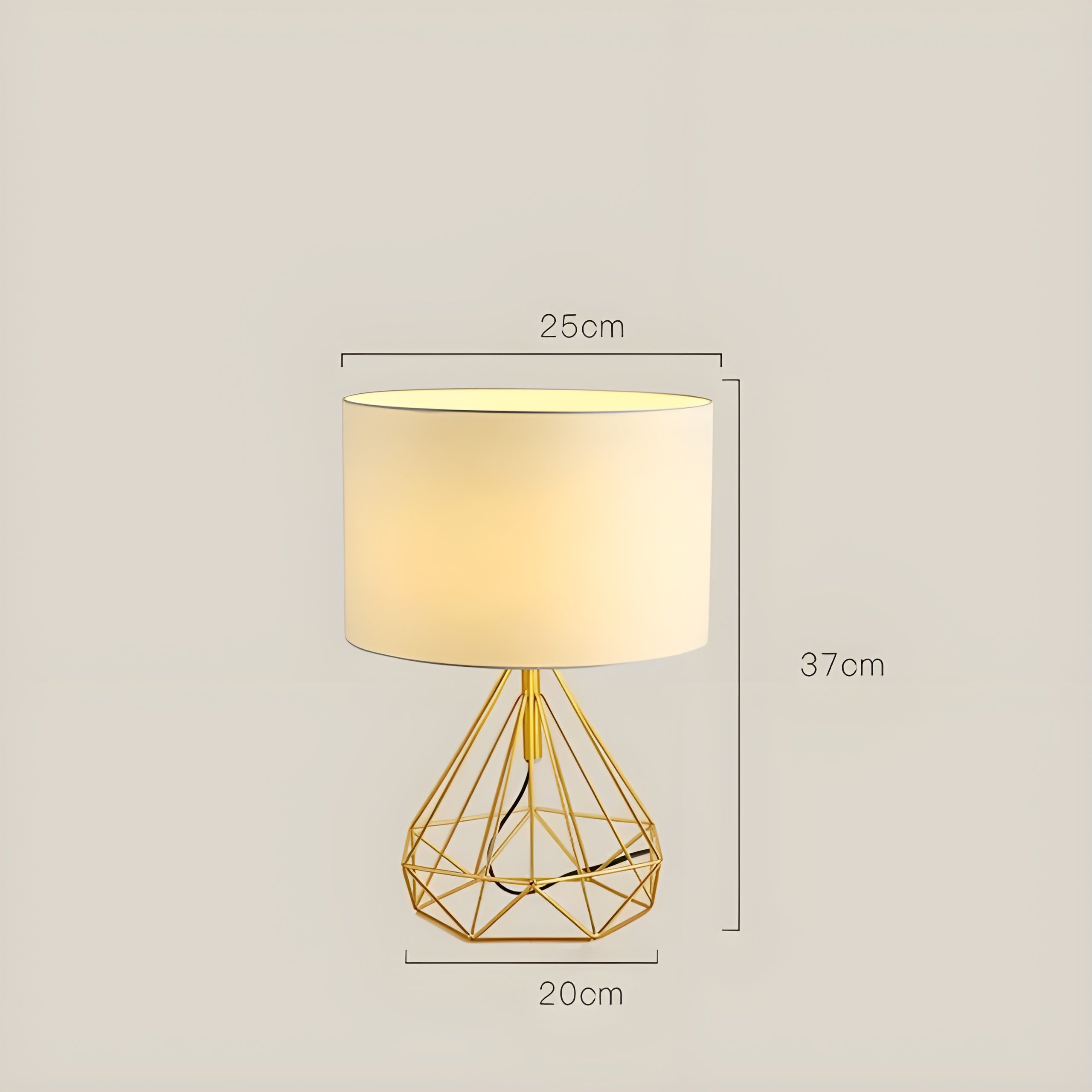 SkandiShade Lampa - Dekorativ BordsLampa i Skandinavisk Design