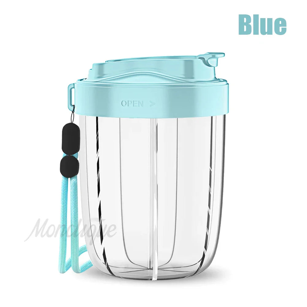 Carvallo TravelDose Pillerbox XXL | BPA-fri & Läcksäker | Ideal för resor | Med bärhandtag