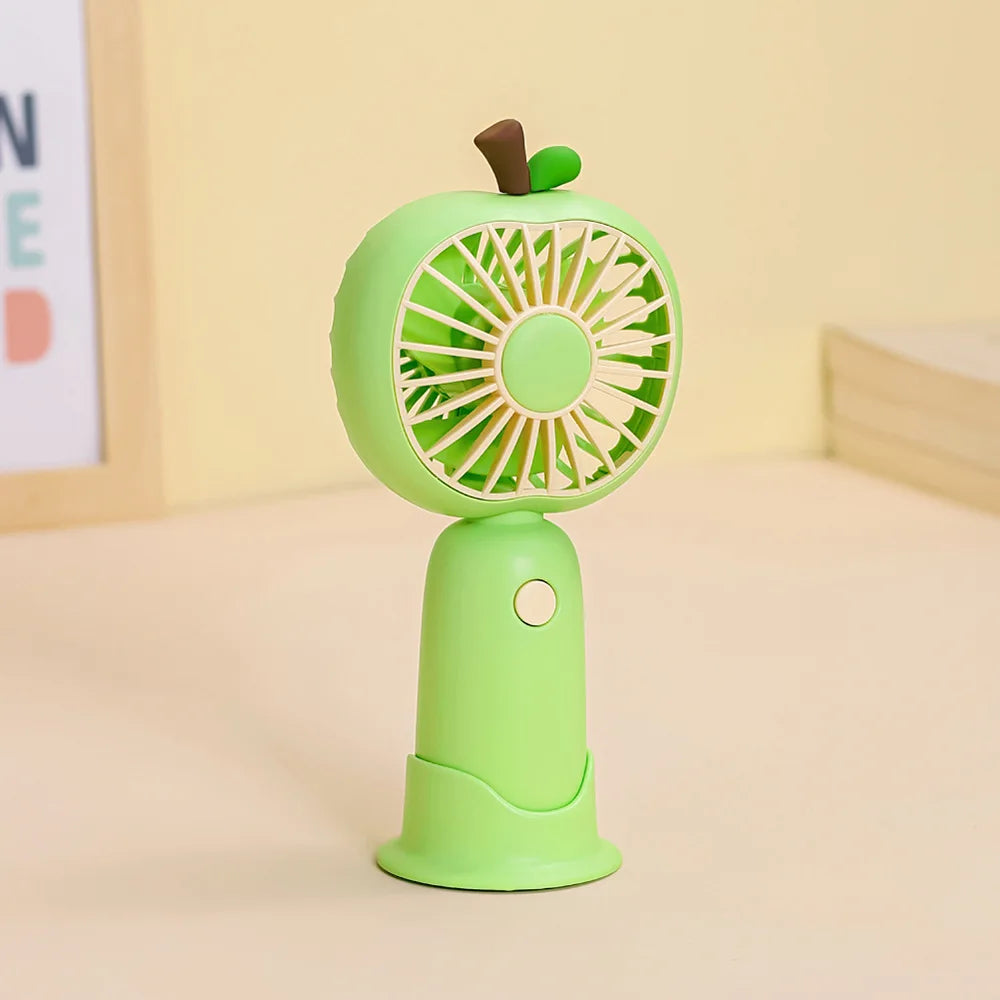 Carvallo-Handventilator FruBreeze | USB-laddning | Bärbar & Tyst | Sommarpryl i fruktdesign
