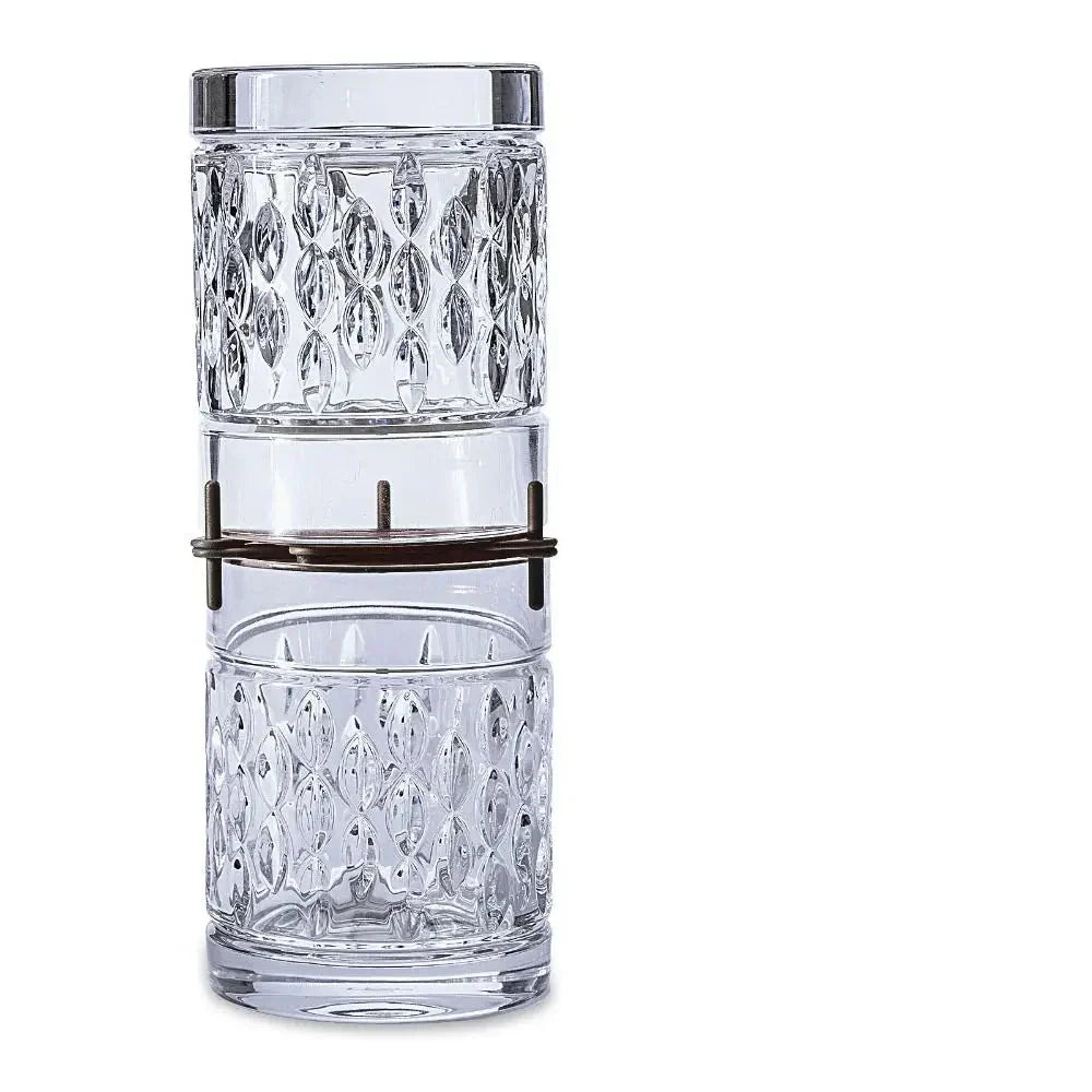 Praktiska Väskor Och Glas Stapel Tallrikar 3-pack