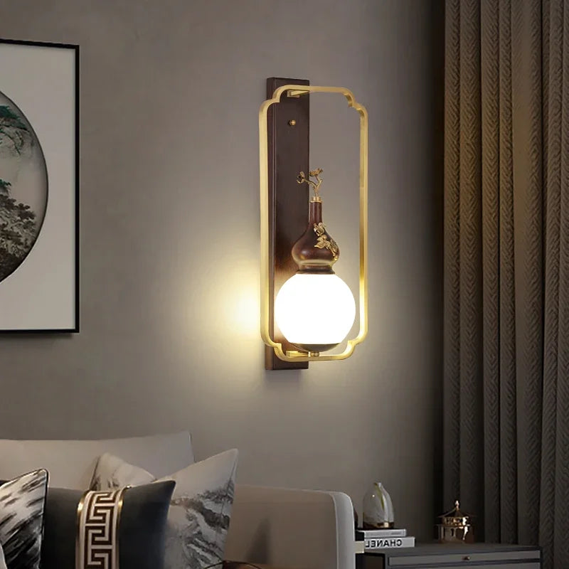 MessingLuxe - Tidsenlig Vägglampa
