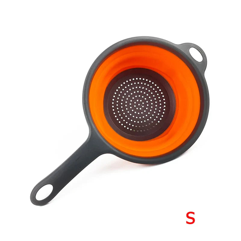 Carvallo Sieb FlexiDrain | Silikon | Platsbesparande & Mångsidig | För Frukt & Grönsaker