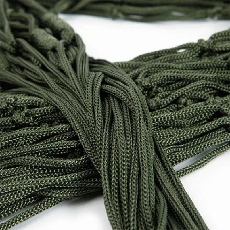 Carvallo Mesh Hängematt | Ultralätt Nylon nät | Bärbar &amp; Andningsbar | För Trädgård, Camping &amp; Resor