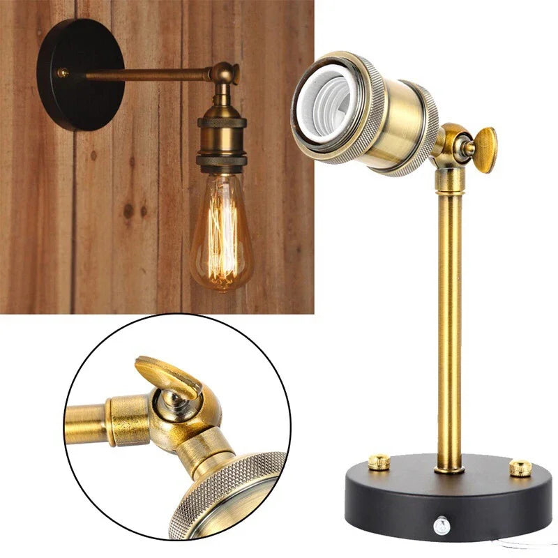 RetroAngle - Industriell Vägglampa med Justerbar Vinkel