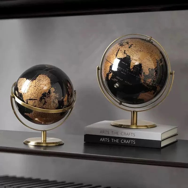 Orbia Globe | Rotating metal globe for desk &amp; learning environment