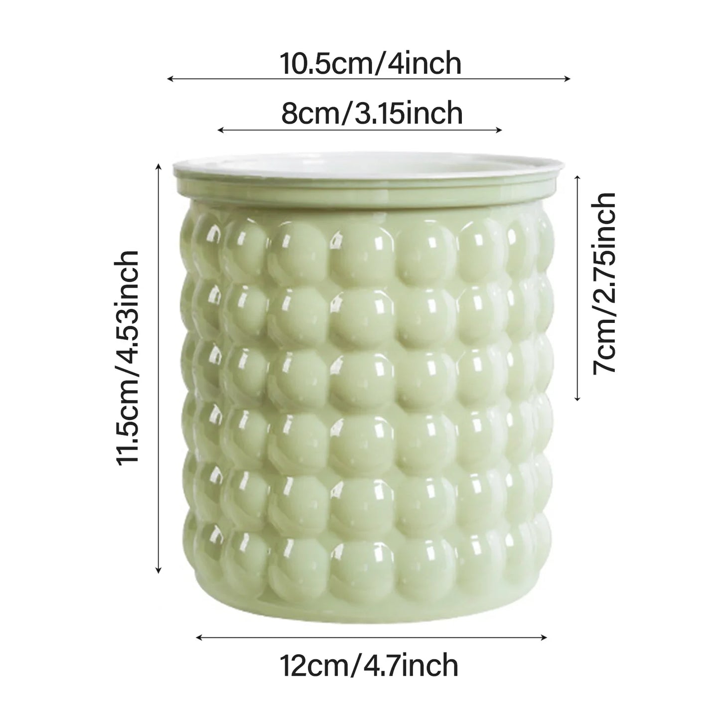 Carvallo Hydroponisk Blomkruka | Självbevattnande & Modern | För Inomhusväxter | 3-pack