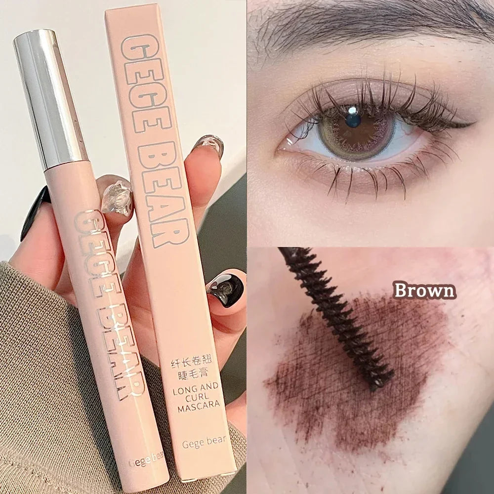 Carvallo-Mascara Linavelle LashLift | Ultra-Fina Borste 2,5 mm | Vattentålig & Snabbtorkande | Svart & Brun