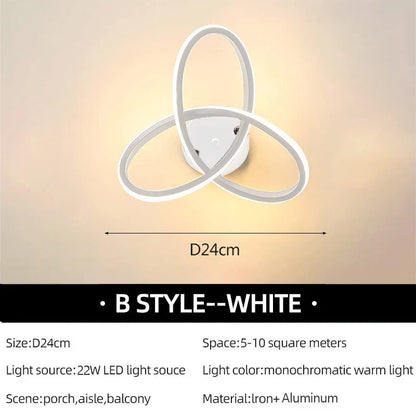 LuxeLED - Modern Taklampa för Sovrum och Vardagsrum