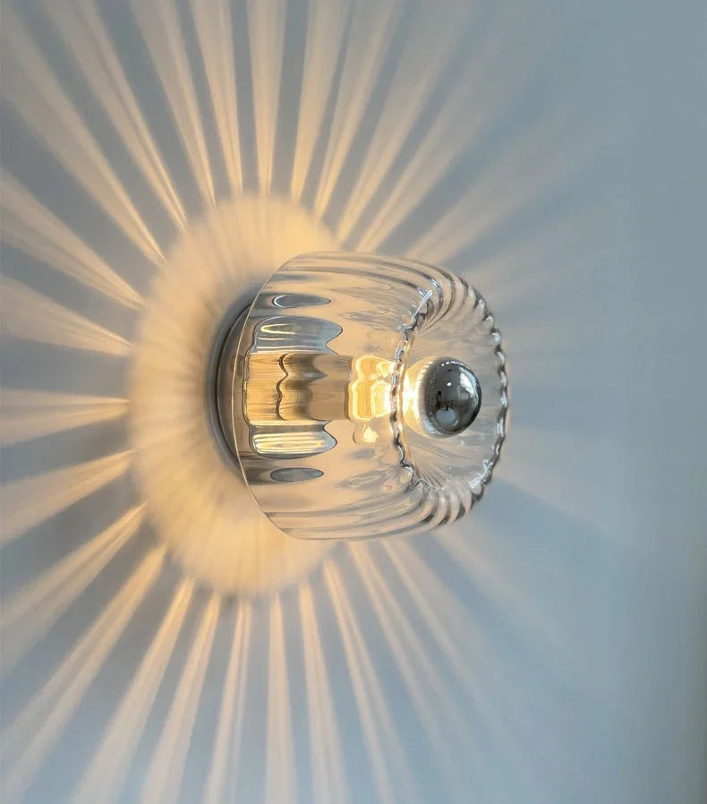 Skandinavisk Bauhaus vägglampa