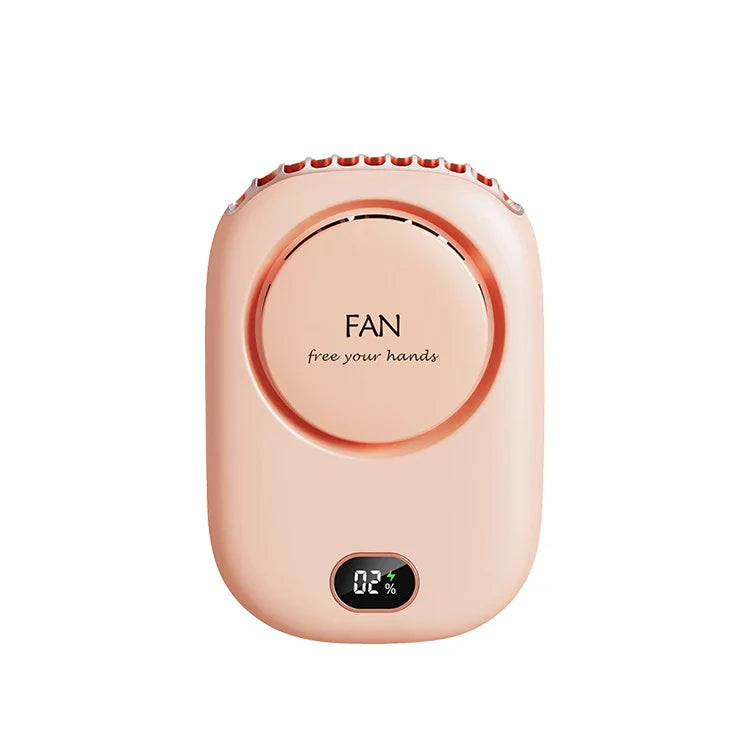 Carvallo Mini-fläkt | 3-stegs turbo | LED-display & batteri 2000 mAh | kompakt & uppladdningsbar