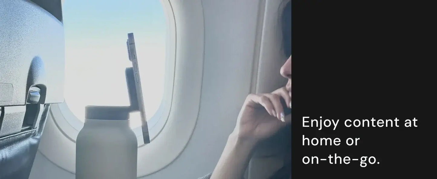 Royallure Magnetisk Vattenflaska – Isolerad, Telefonhållande, Läckagefri Design