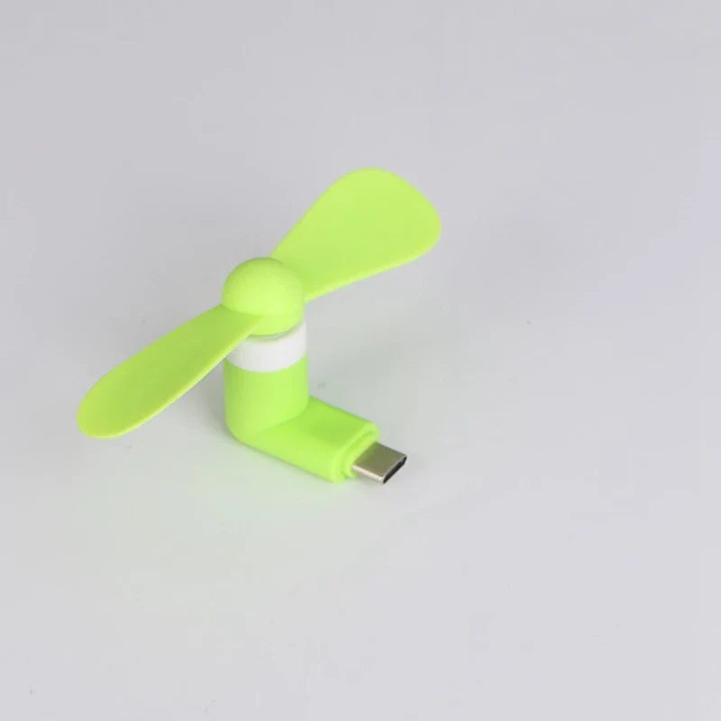 Carvallo Mini USB Handhållare Fläkt | Flexibel &amp; Ultr lätt | För Smartphone, Powerbank &amp; Laptop | Utan Batteri