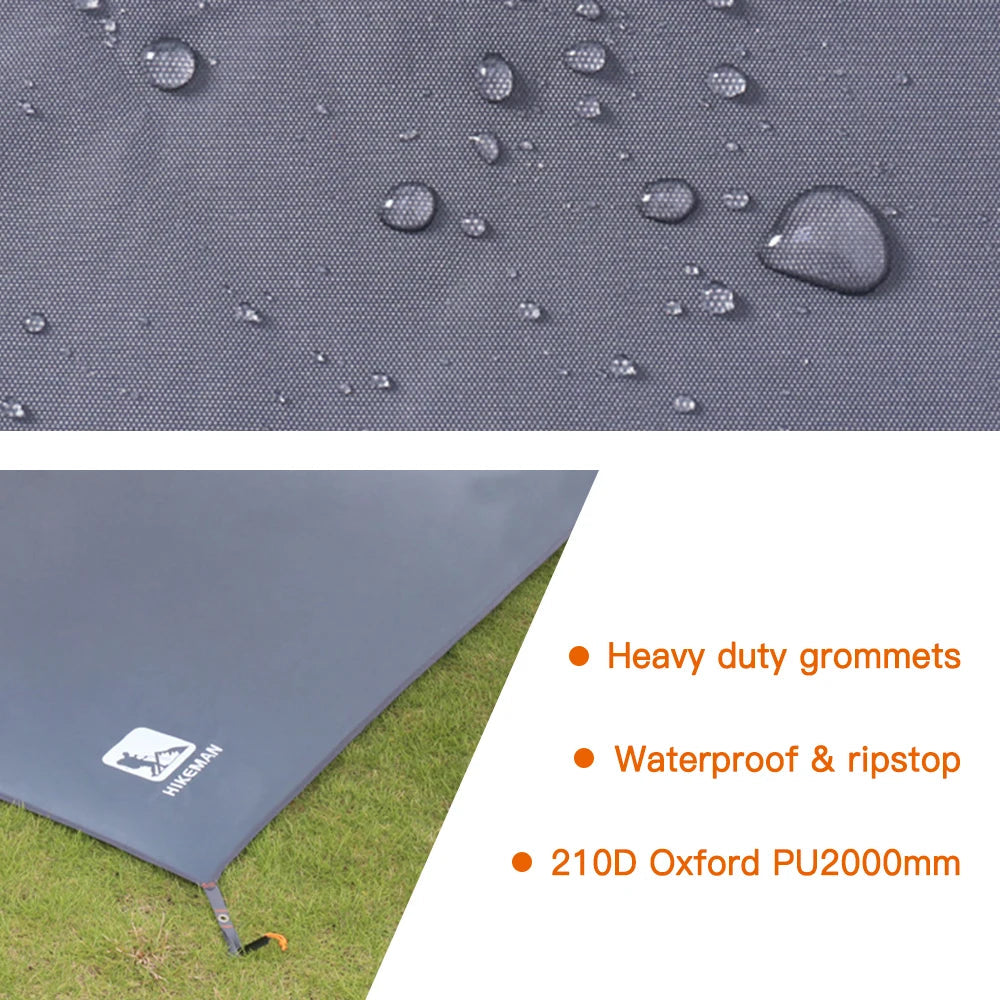 Carvallo-Plane TrailGuard DryShield | Vattentät tältunderlag & solsegel | Robust 210D Oxford-täck för camping, vandring & strand